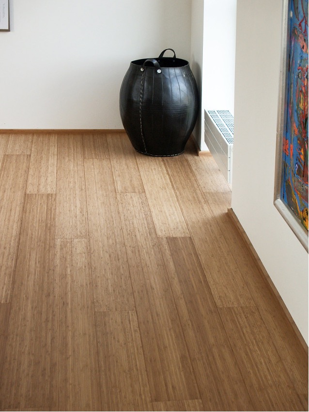 You have to consider the type of bamboo floor.