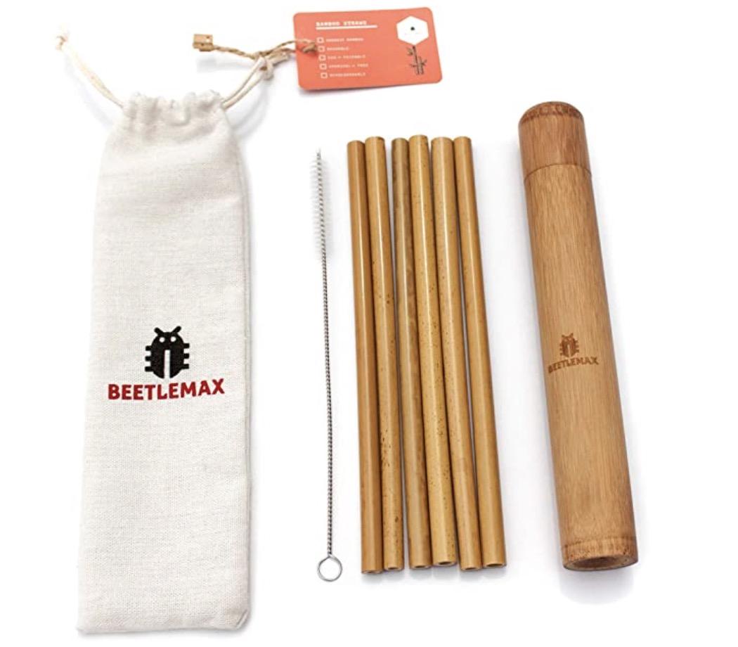 7. Beetlemax Bamboo Straws
